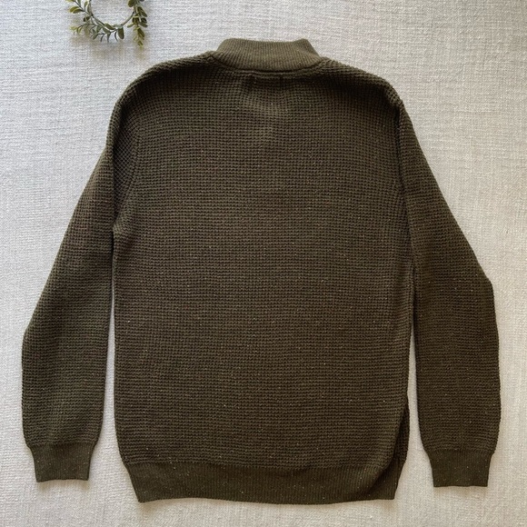 NWOT Alesbury Mock Neck Henley Knit Sweater Large - Picture 4 of 5